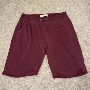Men’s Jacks Mfg Co Maroon Soft Shorts Size: L
